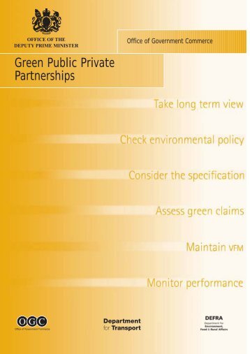 Green Public Private Partnerships - unpcdc