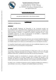 Nuevos estatutos en español - Sociedad Gimnastica de Pontevedra