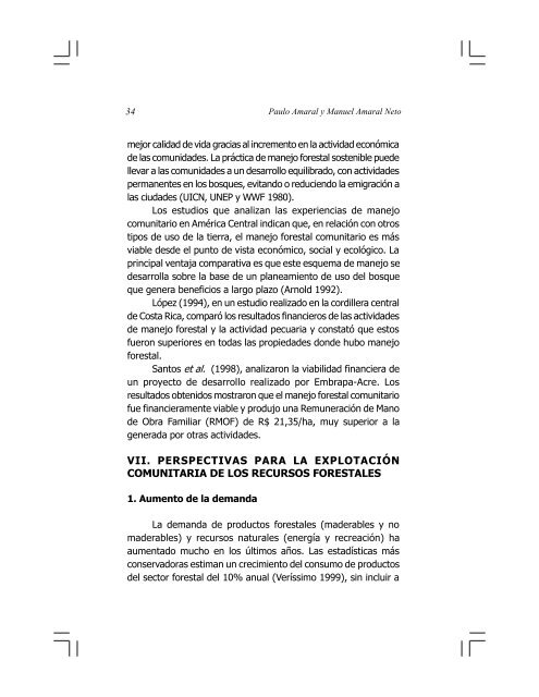 6. manejo forestal comunitario en la amazonõa brasileña: situación ...