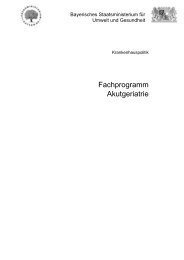 Fachprogramm Akutgeriatrie - Kompetenz-Centrum Geriatrie