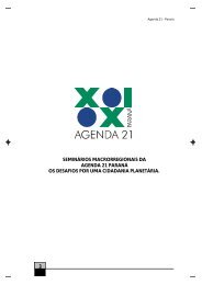 Seminários Macrorregionais da Agenda 21 Paraná - Secretaria do ...