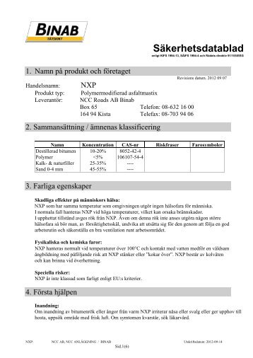 NXP - BINAB - NCC