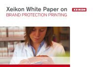 Brand Protection Printing - Xeikon