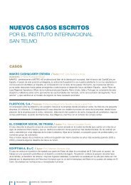 NUEVOS CASOS ESCRITOS - Instituto Internacional San Telmo