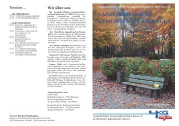 landeskirchliche gemeinschaft kitzingen - Landeskirchlicher ...