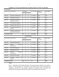 revised mba scheme and syllabus passed by 6th ac