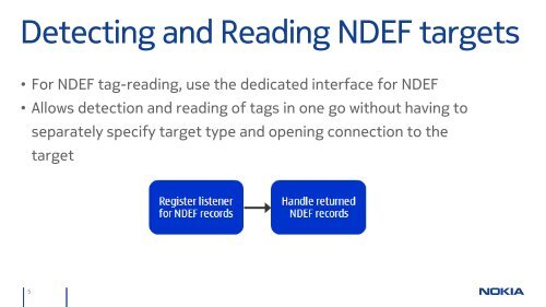 Nokia NFC Development