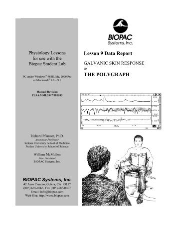 Lesson 9 Data Report - Biopac