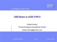 USS News in z/OS V1R13