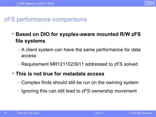 USS News in z/OS V1R13