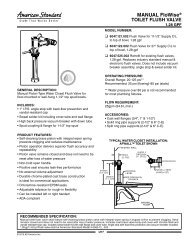 MANUAL FloWiseÂ® TOILET FLUSH VALVE - Home Depot