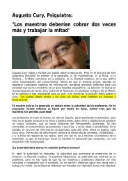 Entrevista a Augusto Cury - AMPA CP Alhambra