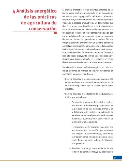 Ahorro y Eficiencia energÃ©tica con Agricultura de ConservaciÃ³n