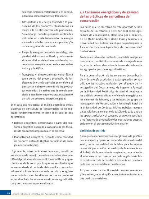 Ahorro y Eficiencia energÃ©tica con Agricultura de ConservaciÃ³n