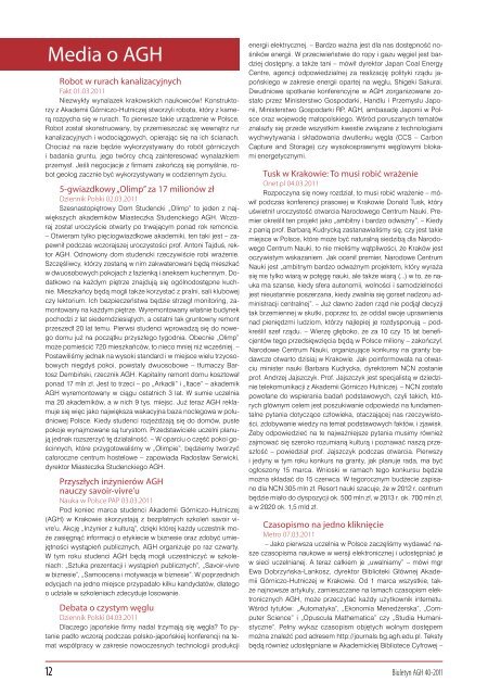Wersja PDF - Biuletyn AGH