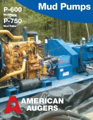 Mud Pumps - American Augers, Inc.