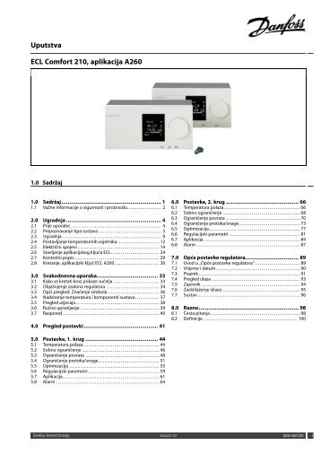 ECL Comfort 210, A260 Installation Guide - Danfoss.com