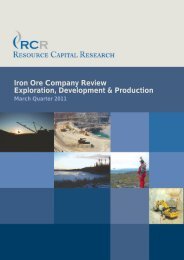 Iron Ore Company Review Exploration, Development ... - Baystreet.ca