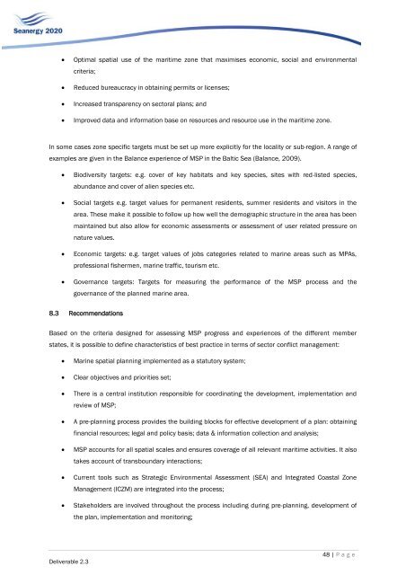 Comparative analysis of Maritime Spatial Planning ... - Seanergy 2020