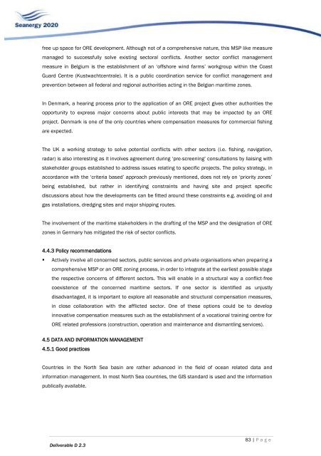 Comparative analysis of Maritime Spatial Planning ... - Seanergy 2020