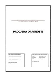 PROCJENA OPASNOSTI