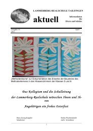 Infobrief 16 - Lammerberg-Realschule Tailfingen