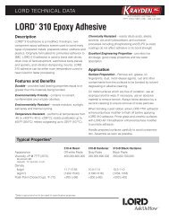LORD® 310 Epoxy Adhesive
