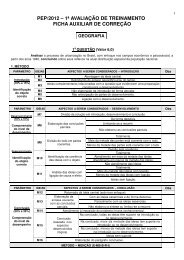 pep/2012 â 1Âª avaliaÃ§Ã£o de treinamento ficha auxiliar de correÃ§Ã£o