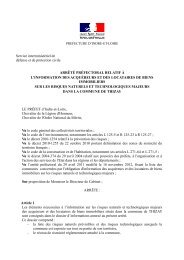 ARRETE PREFECTORAL RELATIF Ã - PrÃ©fecture