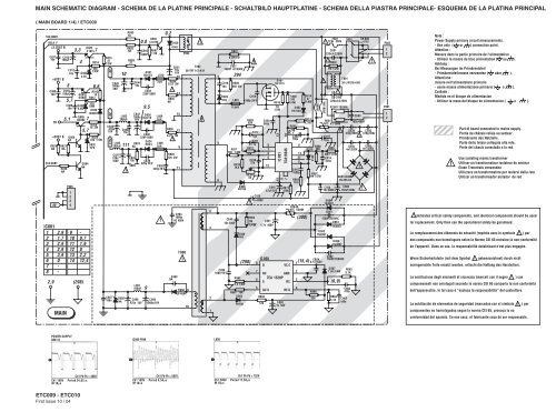 main schematic diagram - schema de la platine principale - I-lap