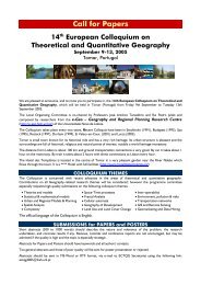 Call for Papers 14th European Colloquium on Theoretical and ...