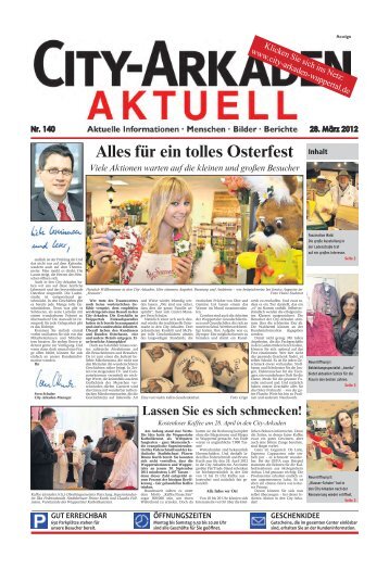 Alles fÃƒÂ¼r ein tolles Osterfest - City-Arkaden Wuppertal