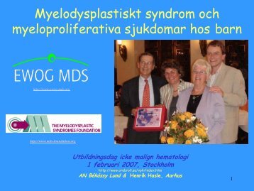Myelodysplastiskt syndrom - BLF