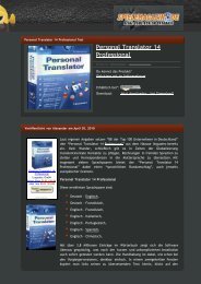 Personal Translator 14 Professional - Linguatec