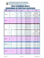 Rol de Prácticas 2012-2 - Facultad de Ingeniería Eléctrica y ...