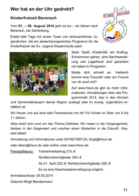 Januar / Februar 2014 - Kirchengemeinde Elmlohe