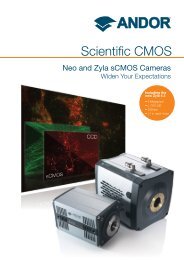 Scientific CMOS - Andor Technology