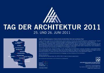 2011 - Architekturtourismus Sachsen-Anhalt