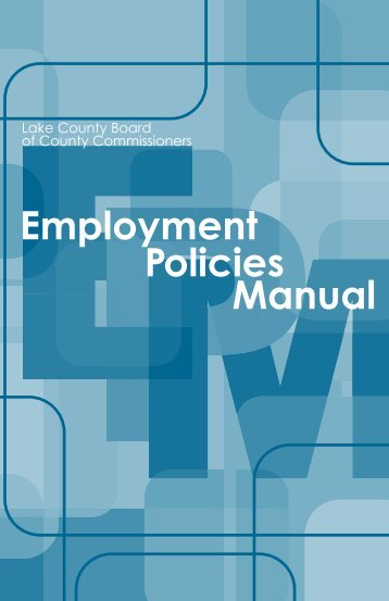 Employment Policies Manual - Lake County