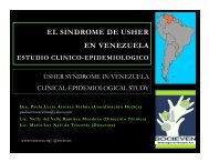 EL SINDROME DE USHER EN VENEZUELA - Deafblind International