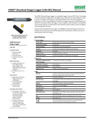 Manual HOBO U26-001 - Synotech Datenlogger