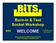 Test Technology Technical Council - BiTS Workshop