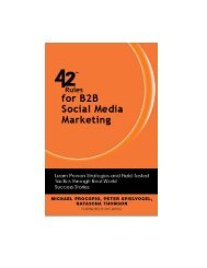 42 Rules for B2B Social Media Marketing - Happy About Books