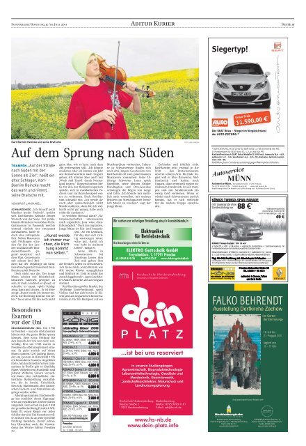 NEU: Ausbildung Grafik- DesignerIn ab 30.08.11 in ... - Nordkurier