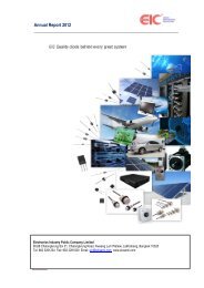 Annual Report 2012 1 | Electronics Industry Public Company L - EIC