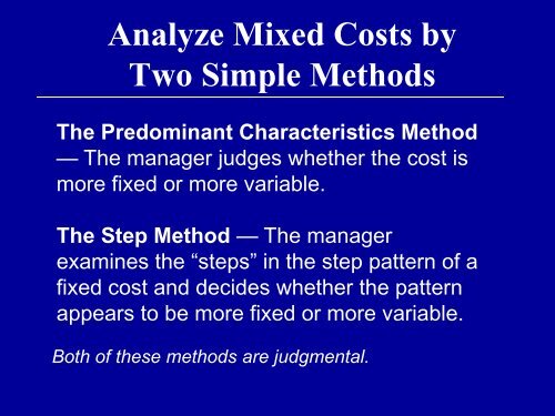 Contribution Margin