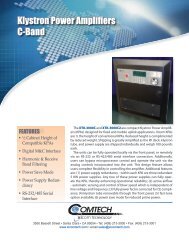 XTK-3000C2 Data Sheet - Comtech Xicom Technology