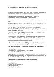 La federacion cubana de colombofilia.pdf - Canarias Racing Pigeon