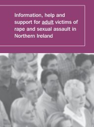 Information Handbook for Adult Victims of Rape and Sexual Assault