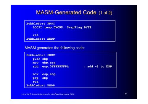 local variables